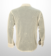 Textured knit shirt - ivory