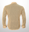Textured knit shirt - sand beige