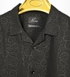 Arc Patterned Cuban in Onyx Black