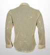 Textured knit shirt - pastel olive green