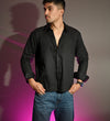 Sable Jacquard in Black
