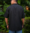 Arc Patterned Cuban in Onyx Black