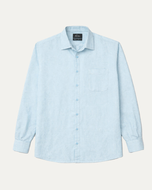 Haven Linen in Pastel Blue