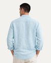 Haven Linen in Pastel Blue