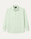 Haven Linen in Pastel Green